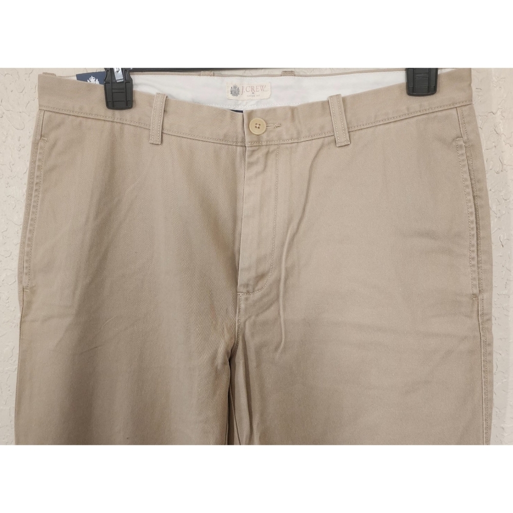 New J. Crew High-Rise Girlfriend Chino Pants in Khaki color Size 34X32 - Picture 5 of 11